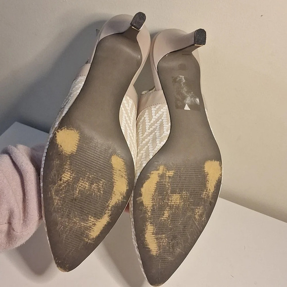 David Tate Bella leather sling back  SZ 10 - Picture 8 of 9